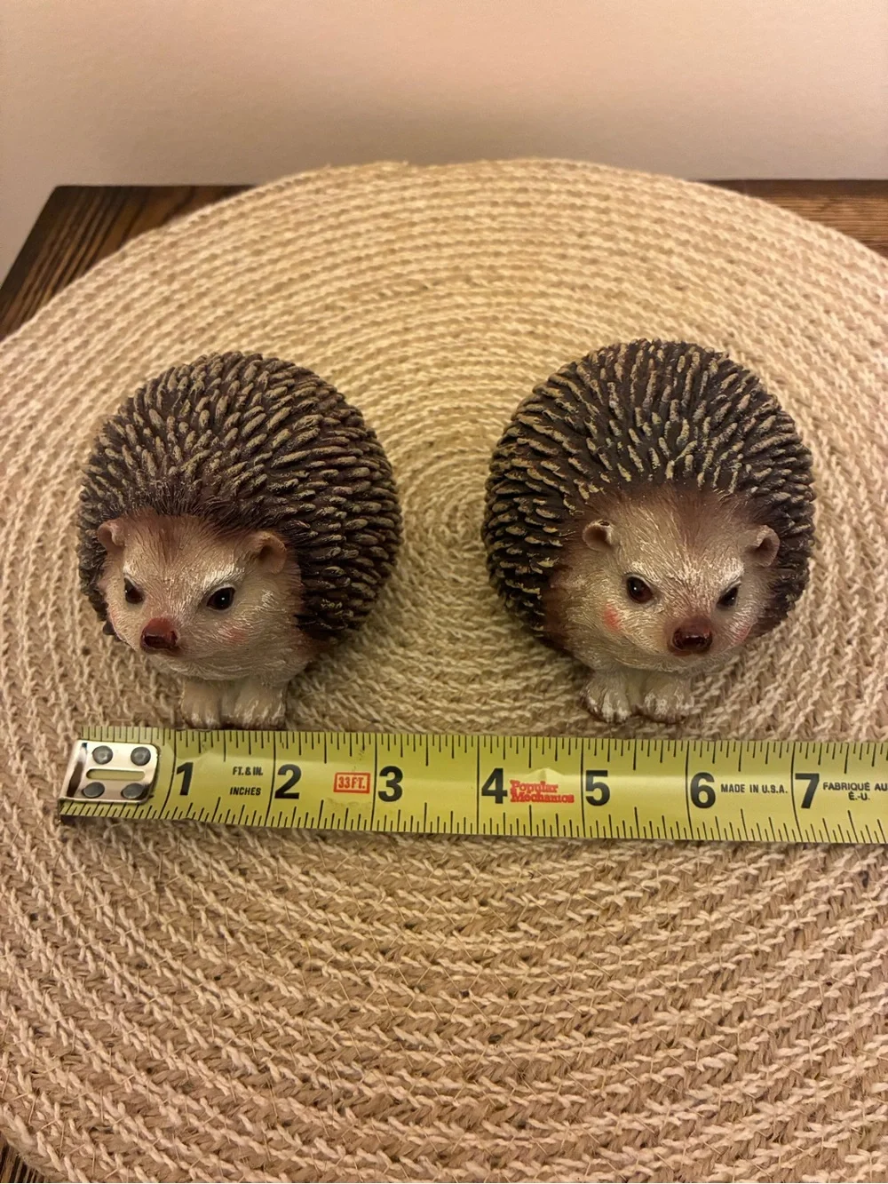 Decorative Hedgehog Figurine Pair - Brown & 1 pkg Fall Scatter/Filler